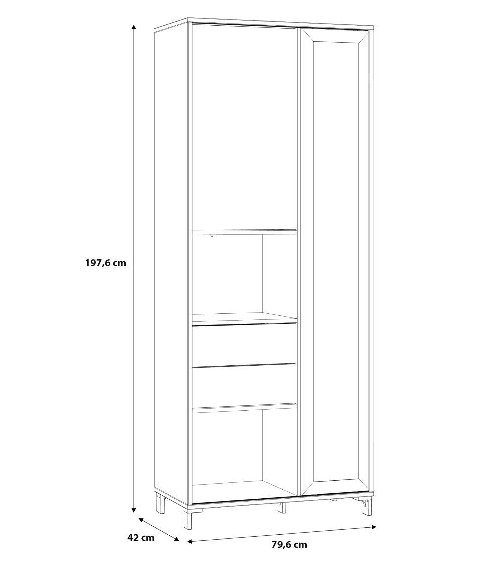 Vitrina alta industrial FOLKE