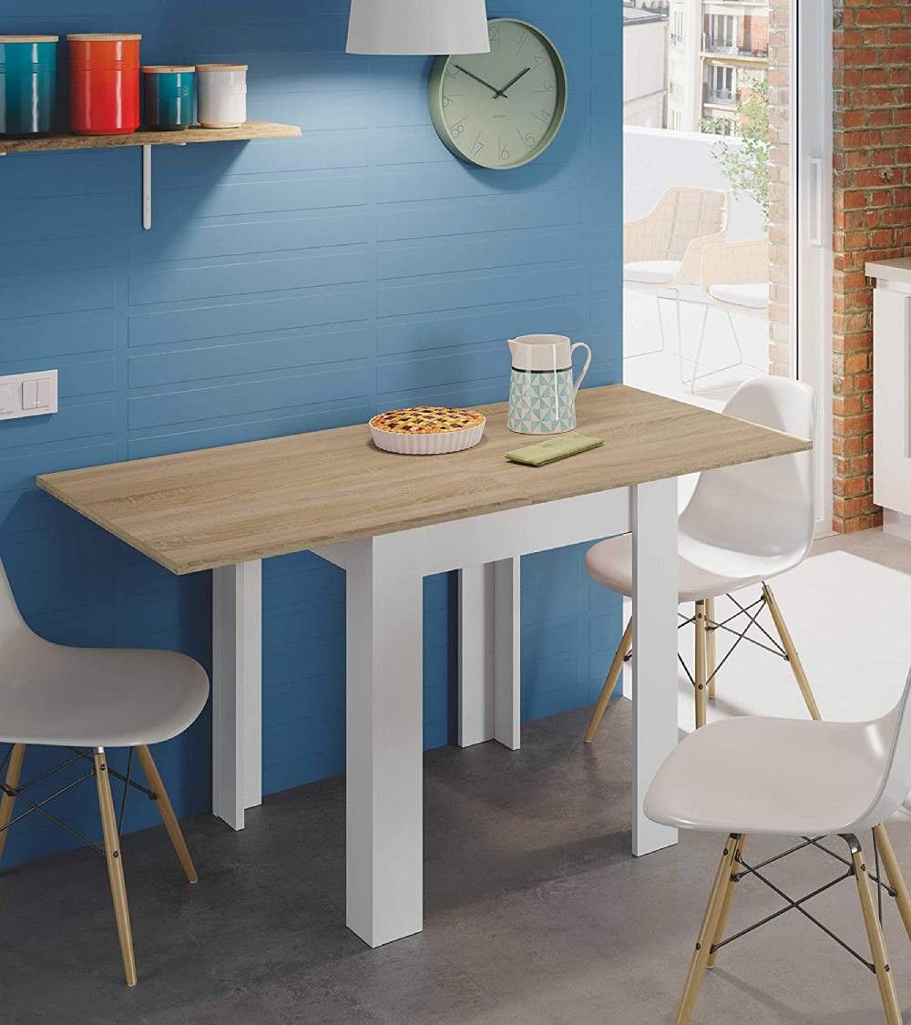 Mesa extensible cuadrada de cocina KATIA