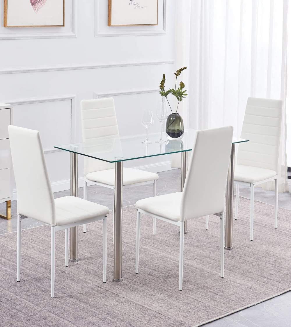 Pack 4 sillas tapizadas LEIDEN