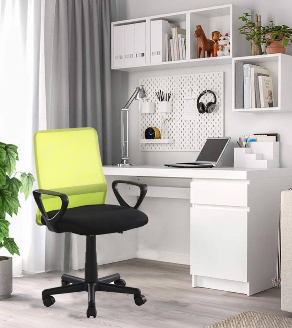 Silla de escritorio tapizada Maya, con tejido 3D