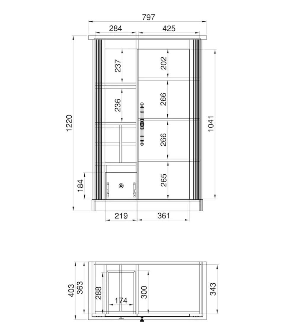 Mueble bodeguero MARKLE