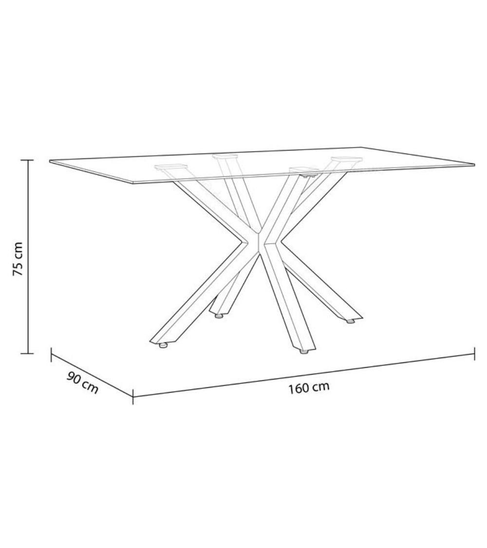 Mesa comedor cristal XIAN