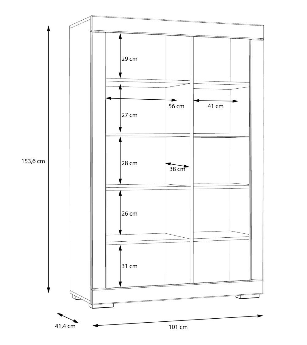 Mueble aparador alto SNOW