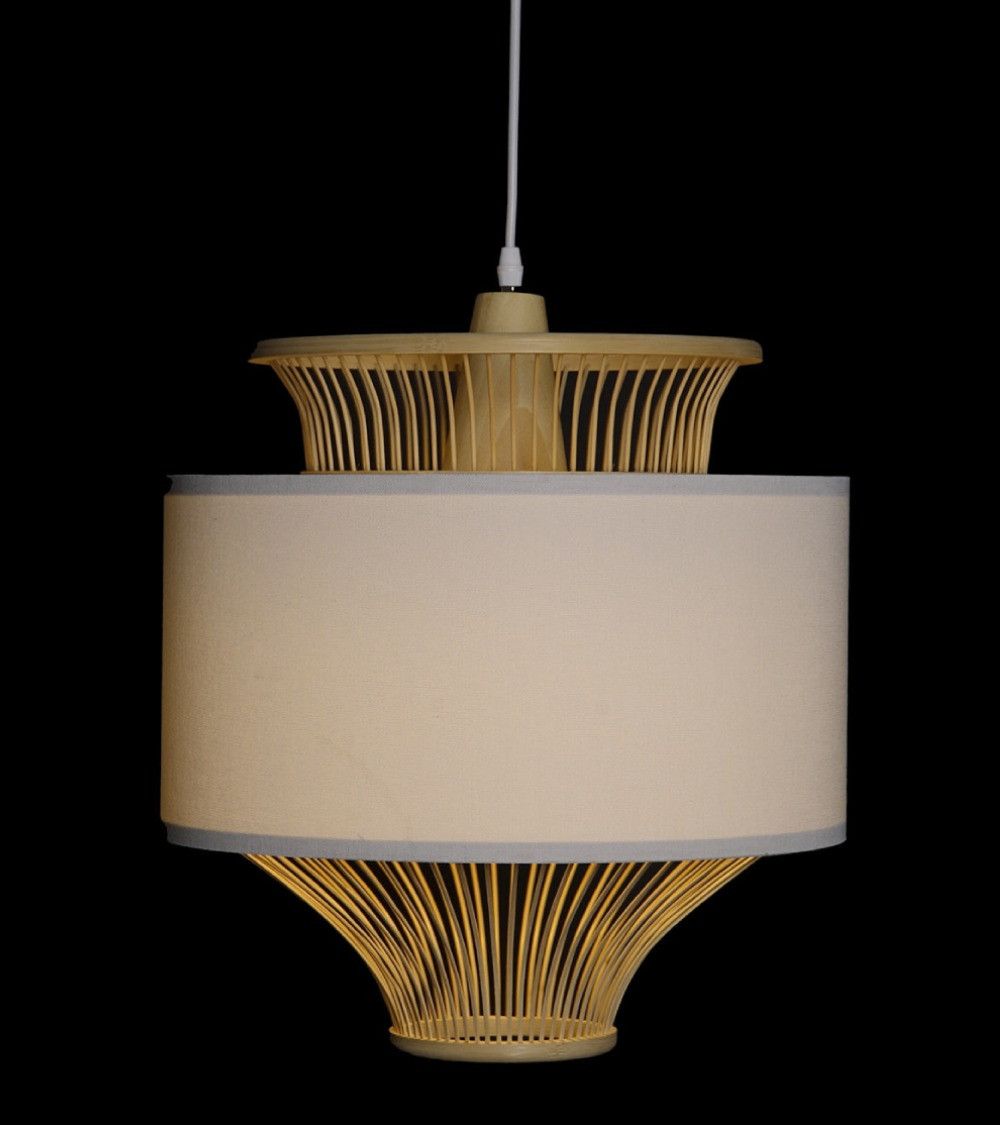 Lámpara de techo de bambú KACEY | Don Tresillo