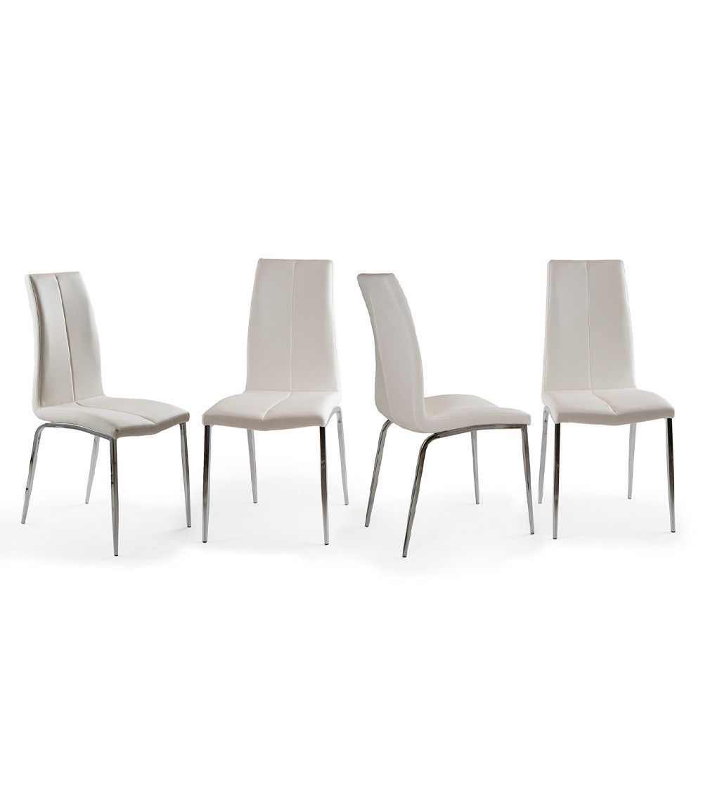 Pack 4 sillas tapizadas INGRID