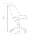 Silla de escritorio juvenil TULIPA