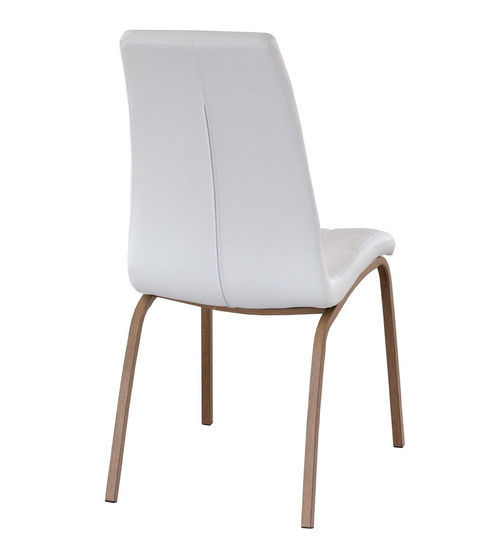 Pack 4 sillas de comedor tapizadas MABEL