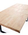 Mesa comedor extensible industrial DAREK