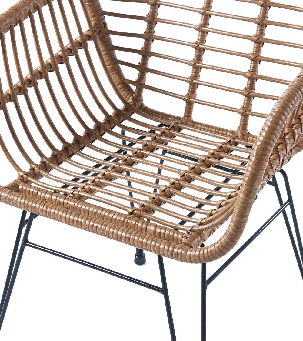 Pack 2 sillas de comedor de ratán OHARA