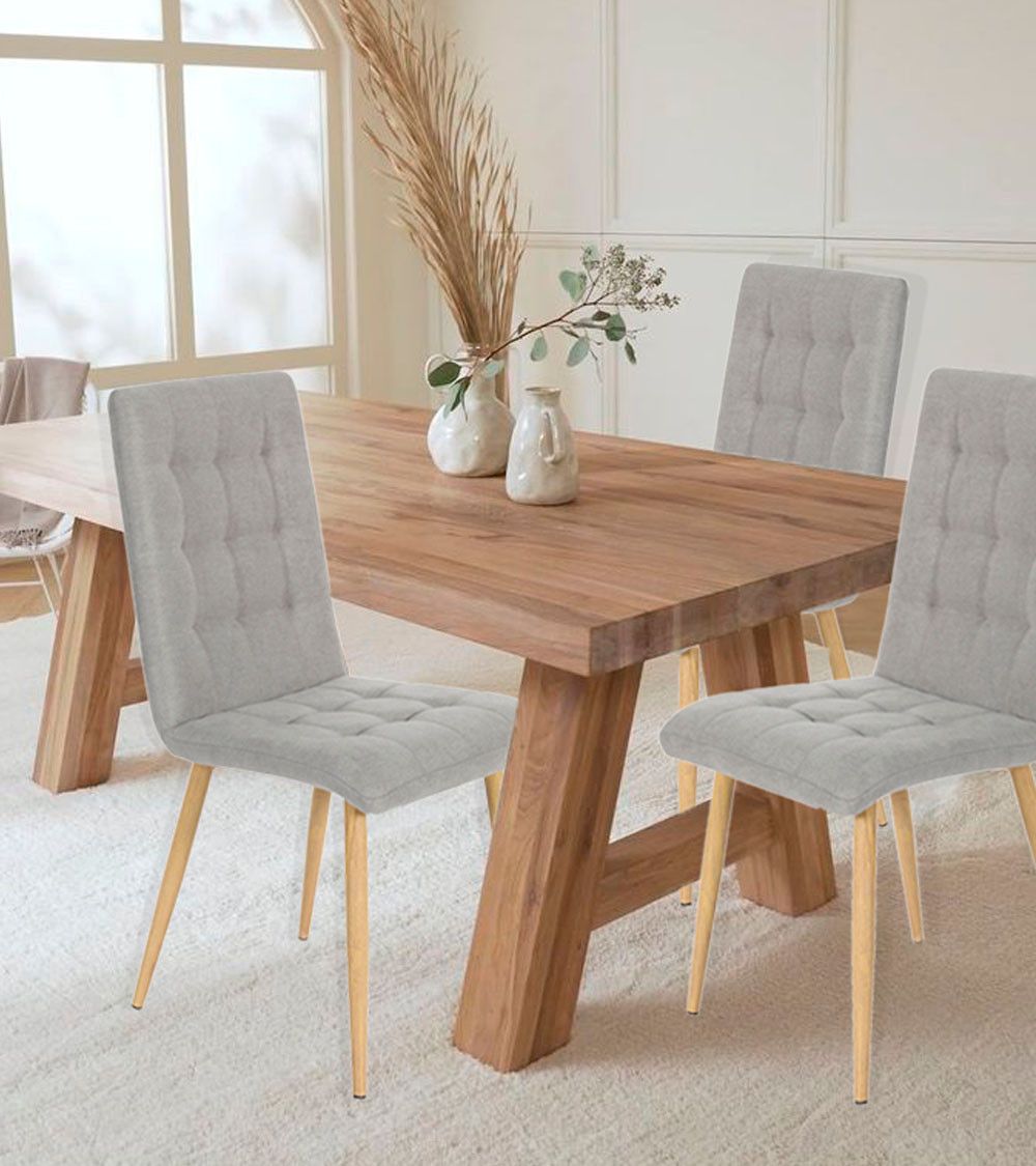 Pack 4 sillas comedor tapizadas FABIA