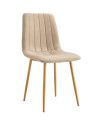 Pack de 4 sillas de comedor tapizadas NADIA Pack de 4 sillas de comedor tapizadas NADIA