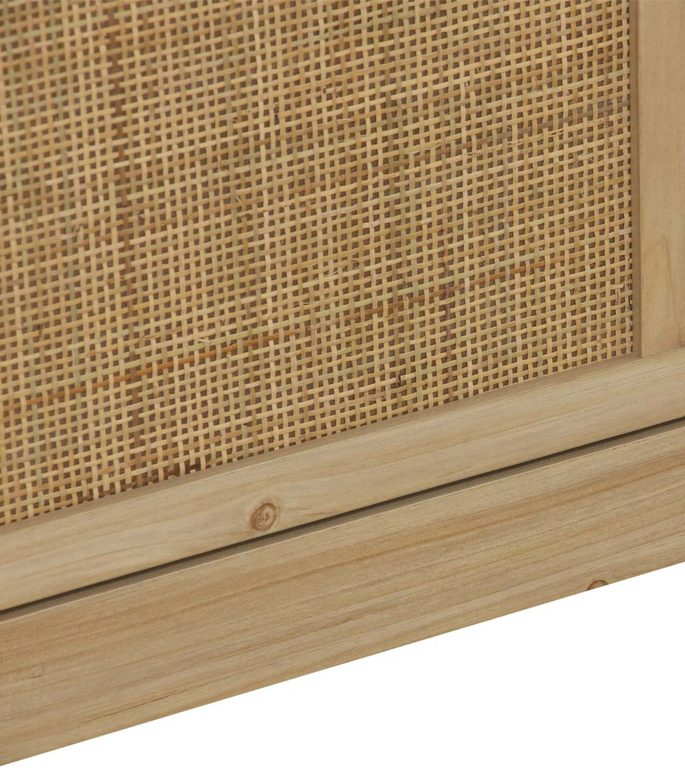 Mueble zapatero de ratán CAMILE
