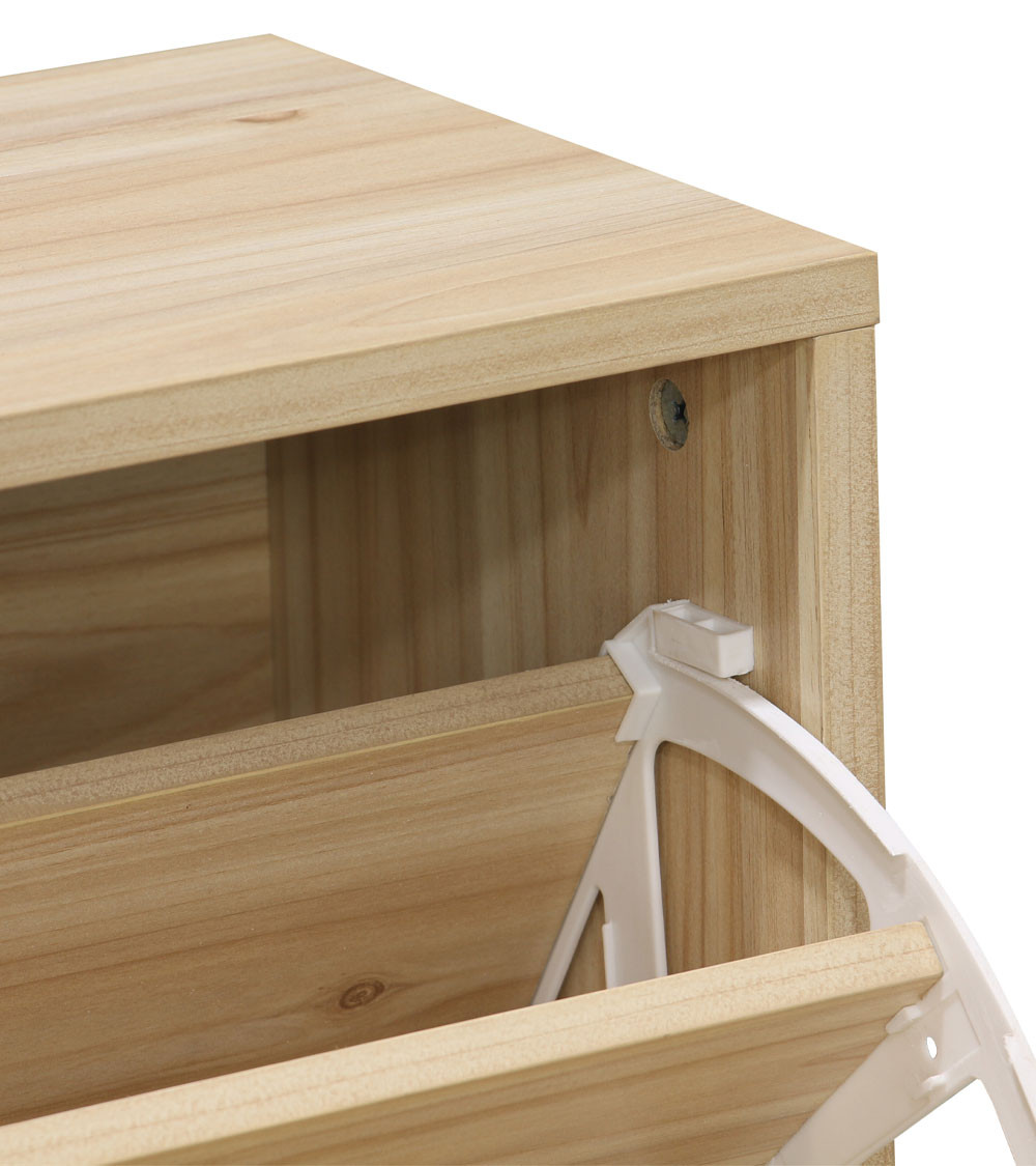 Mueble zapatero de ratán CAMILE