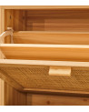 Mueble zapatero de ratán CAMILE